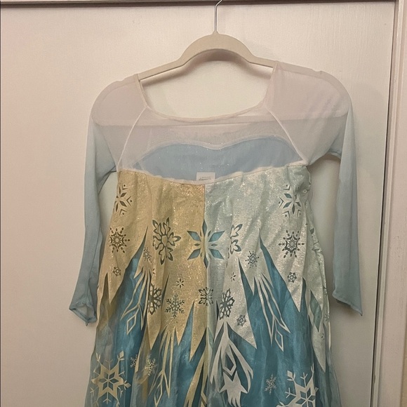 Disney Frozen Blue and Silver Costume Dress Childs size 7/8 - Picture 8 of 14